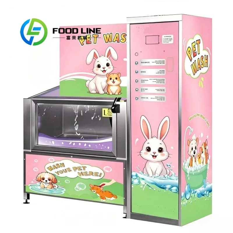 Self Service Dog Wash Machine With Built In Shampoo Dispenser Evenly Distribute Cleaning Solution On Pet Fur For Deep Clean