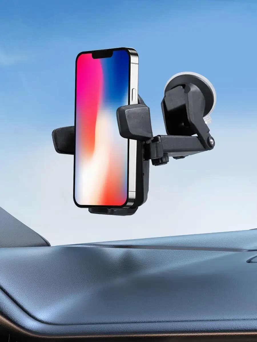 Supporto universale per telefono da auto con ventosa per cruscotto e parabrezza