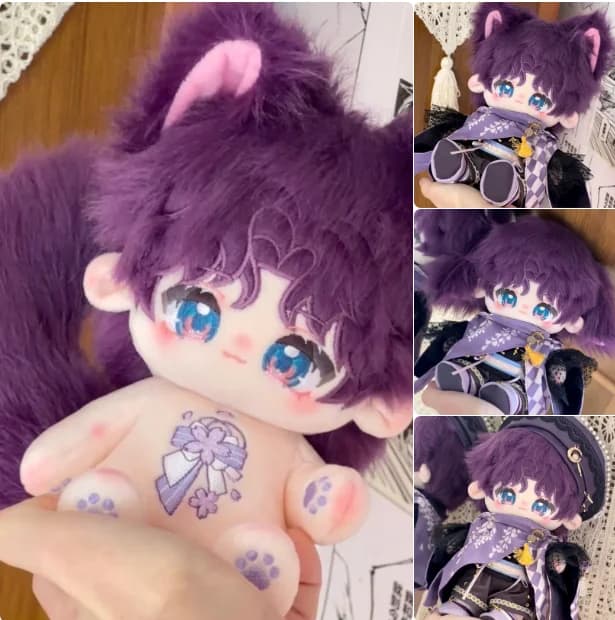 Game Love and Deepspace Rafayel Poseidon Plush 20cm Cotton Role Play Kawaii Figures Gift Birthday Xmas Gift Halloween Collection