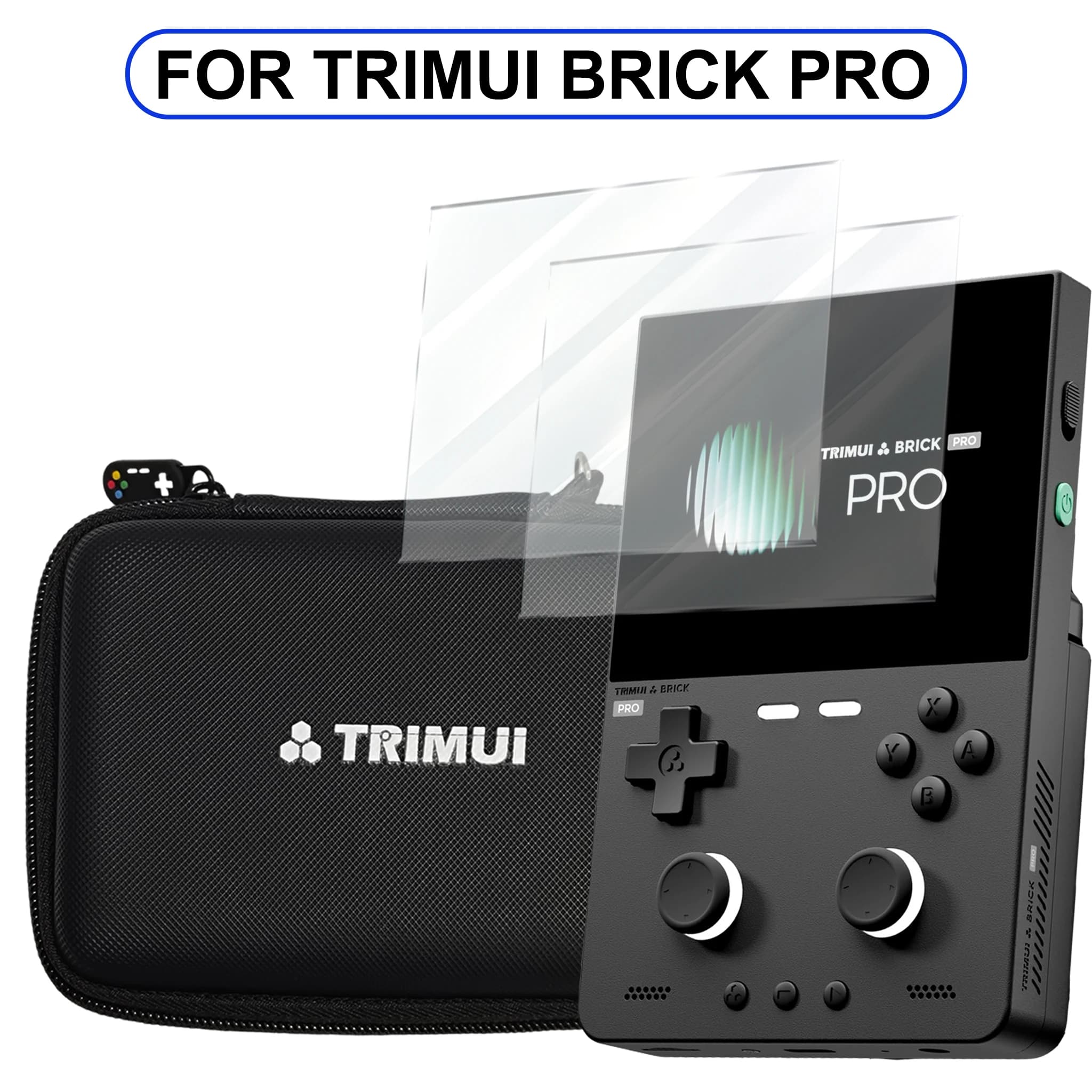 Portable Game Retro Game Console Storage Bag Protective Zipper Carry Bag Eva Hard Handbag For Trimui Brick PRO
