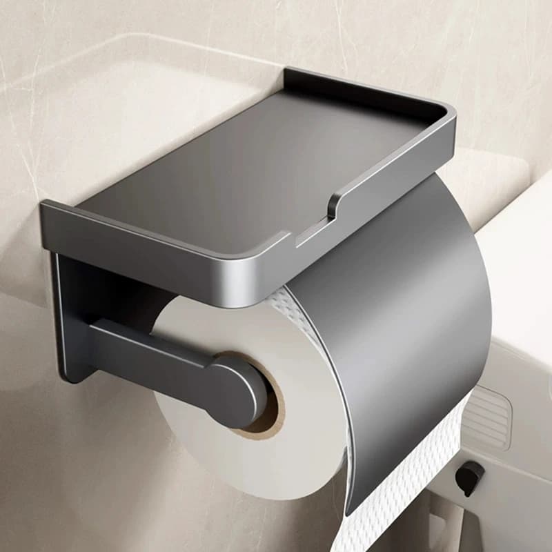 Porta carta igienica, portaoggetti a parete per bagno, portarotolo impermeabile, dispenser per asciugamani di carta da bagno