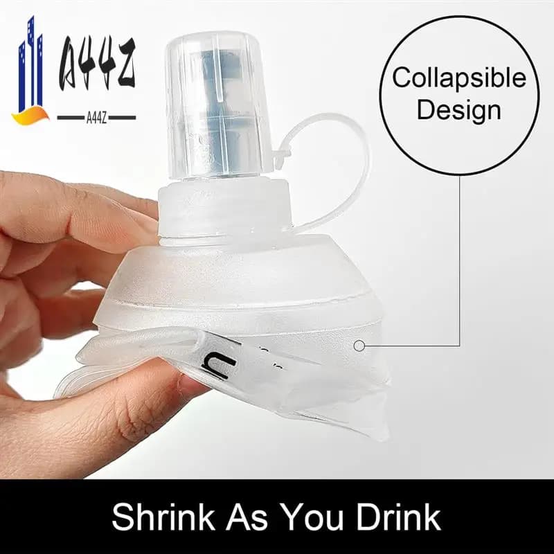 A44Z-500Ml Soft Bottle, TPU Foldable Soft Water Bottle For Water Package, Foldable Water Bottle For Hiking, Cycling, Climbing