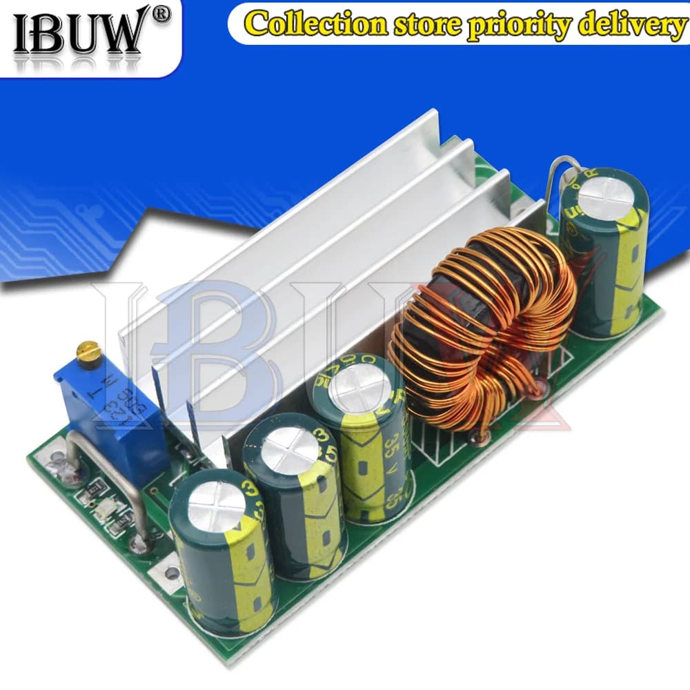 The Buck Boost module AT30 DC step up down power supply replaces XL6009 from 4-30 V to 0.5-30 V