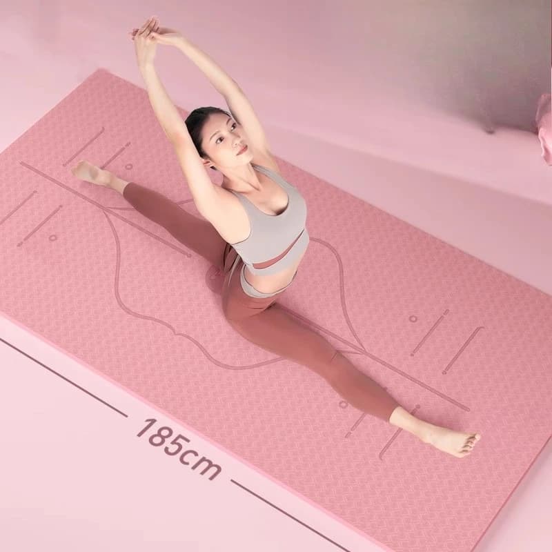Men's insomized fitness mat thickened rope for jumping anti-slip yoga mat for home use