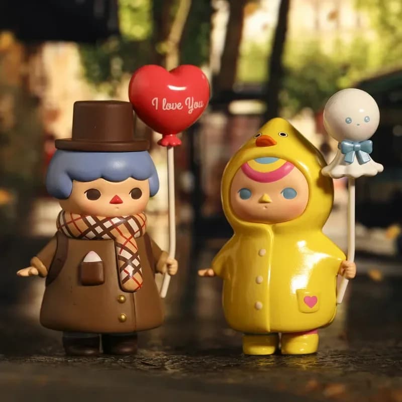 POP MART Pucky Balloon Babies Series Scatola cieca alla moda Giocattoli Scatola misteriosa Mistery Action Figure Sorpresa Modello carino Regalo di compleanno