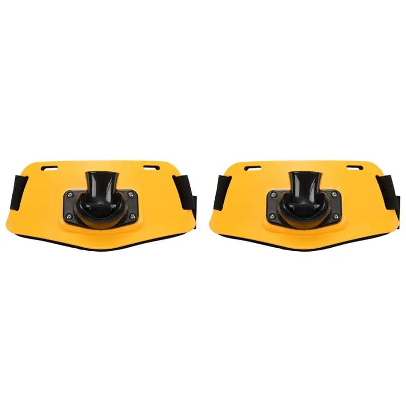 ABLB-2X Supporto Regolabile per Canna da Pesca con Cintura, Accessori per la Pesca, Attrezzatura da Pesca (Giallo)