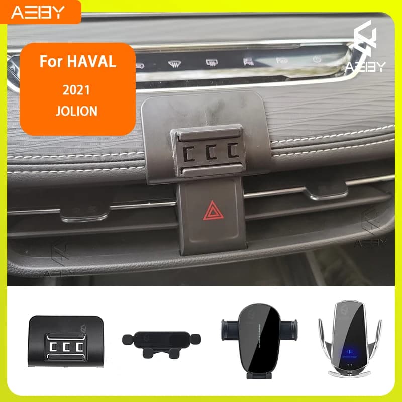 Supporto per Telefono per HAVAL JOLION 2021, Base Fissa Speciale per Auto con Ricarica Wireless, Accessorio Interno