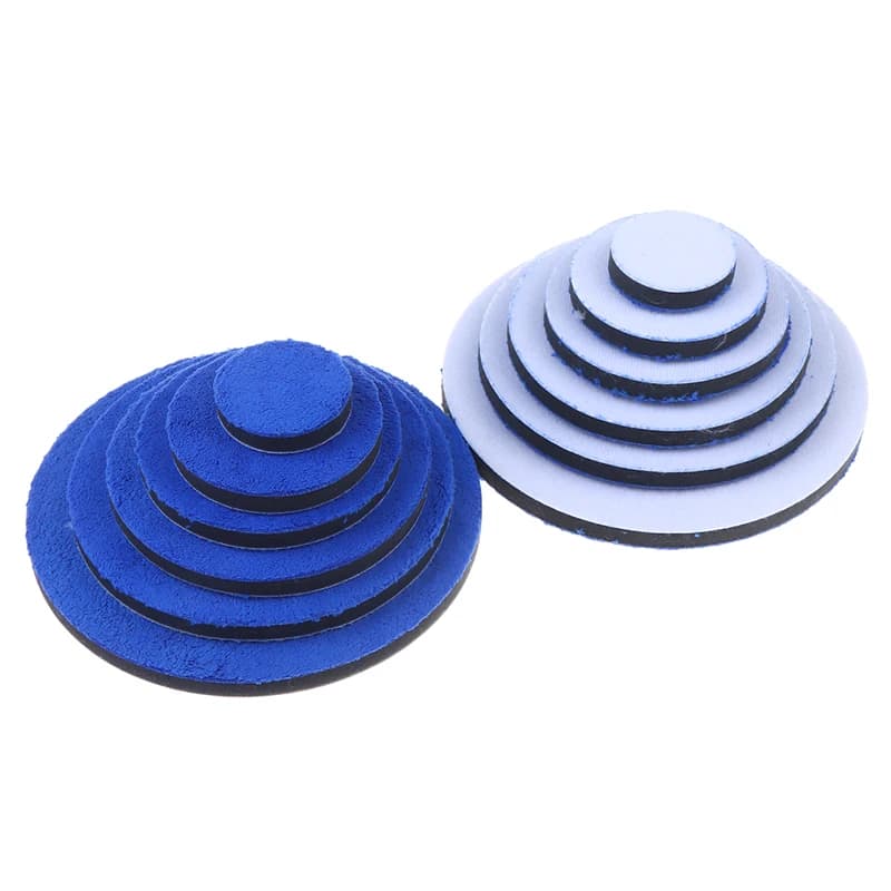 Set di 2 Tamponi in Microfibra per Lucidatura Auto, 2/3/4/5/6/7 Pollici, per Ceratura e Pulizia Carrozzeria
