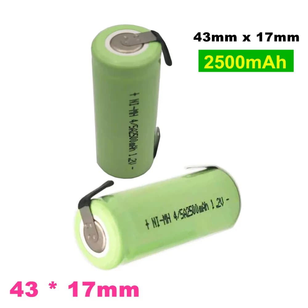 2500mAh Ni-Mh 4/5 AA Batteria Per Braun Oral B D32 D34 3738 3756 P6000 3D D16 D20 D25 D28 D4000 P5000 P7000 Spazzolino Elettrico