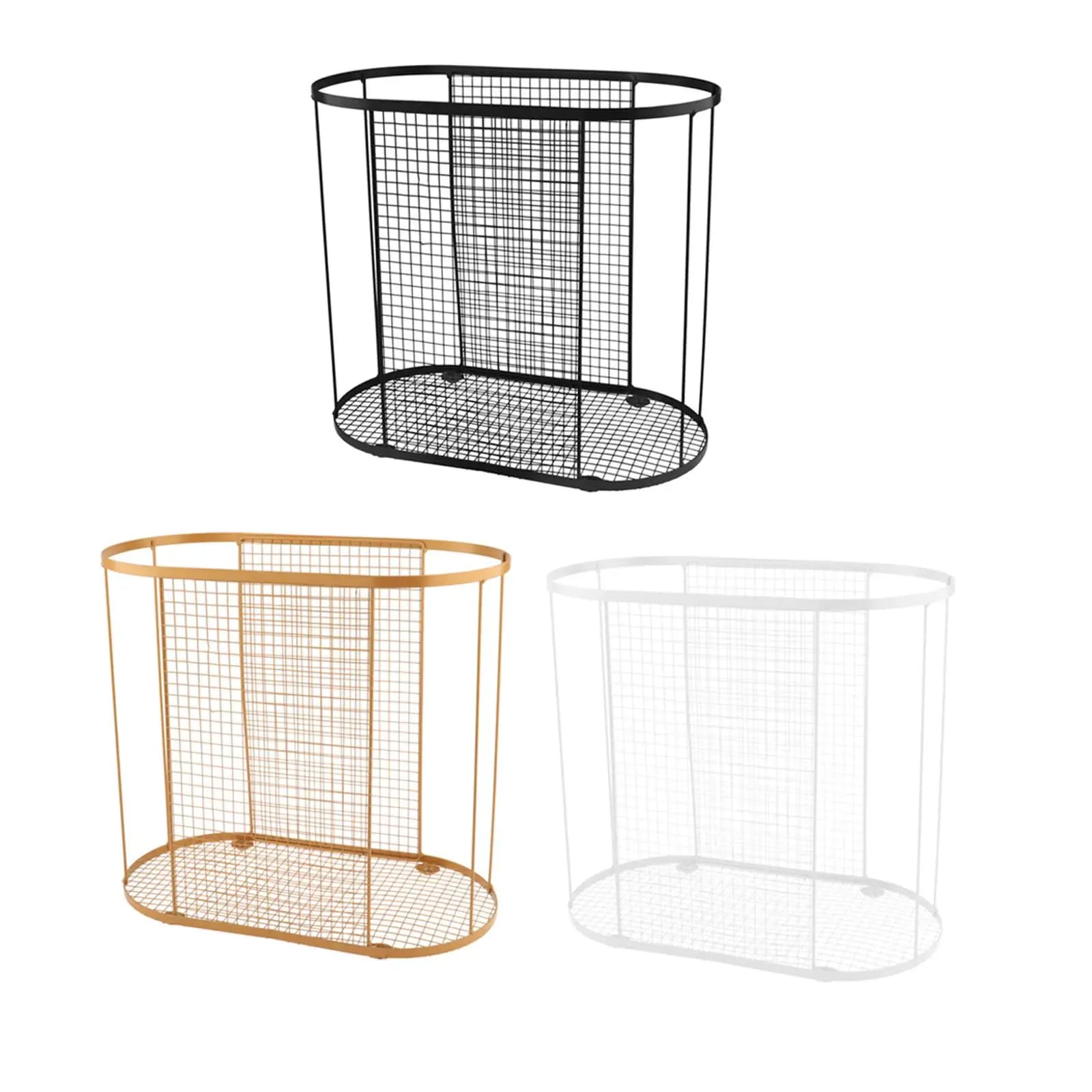 Home Gym Storage Organizer Rack Sturdy Iron Shelf Storage Basket for Playroom Basement and School