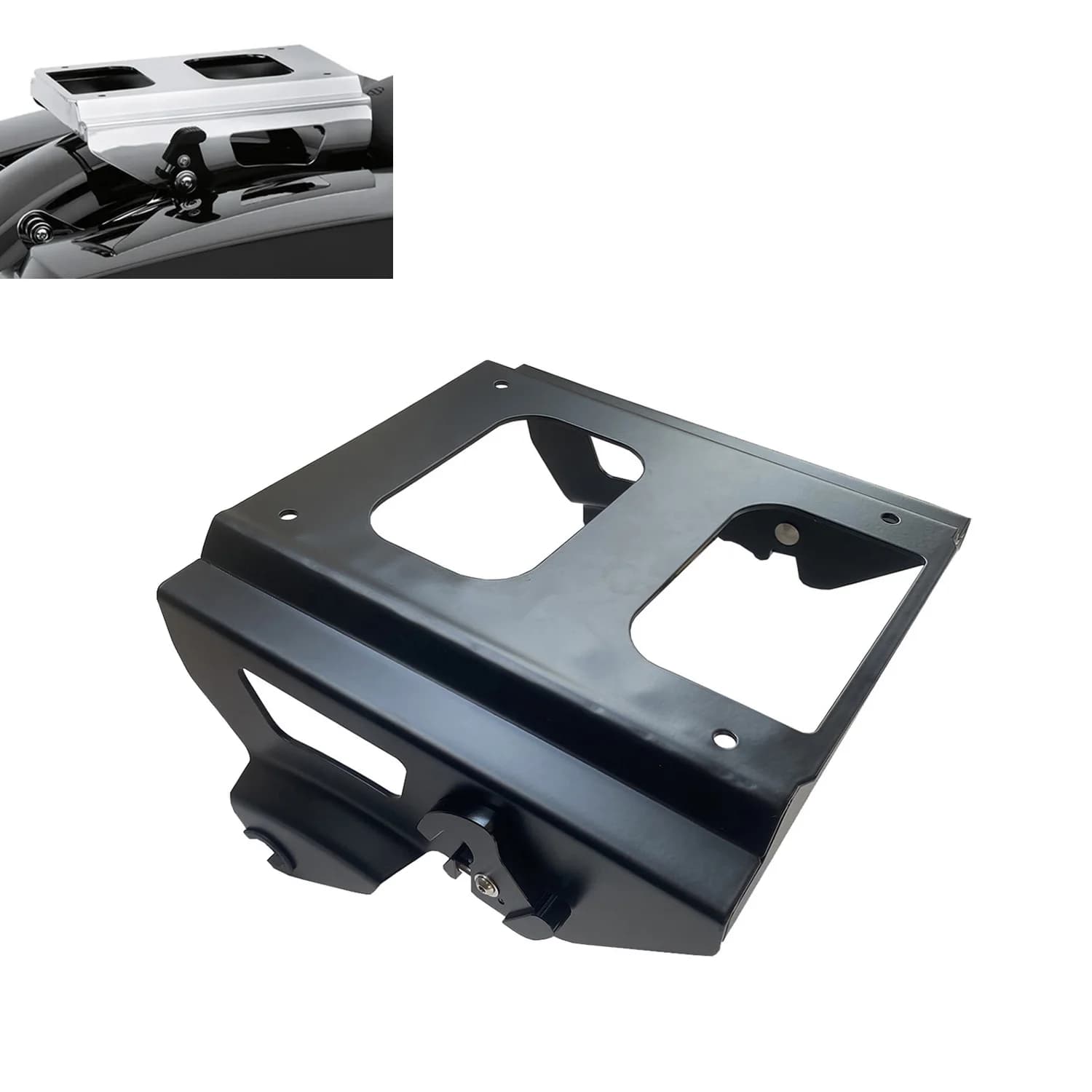 Portapacchi di montaggio staccabile Solo Tour Pack per Harley Road King Electra Street Glide Road Glide 2009-2013