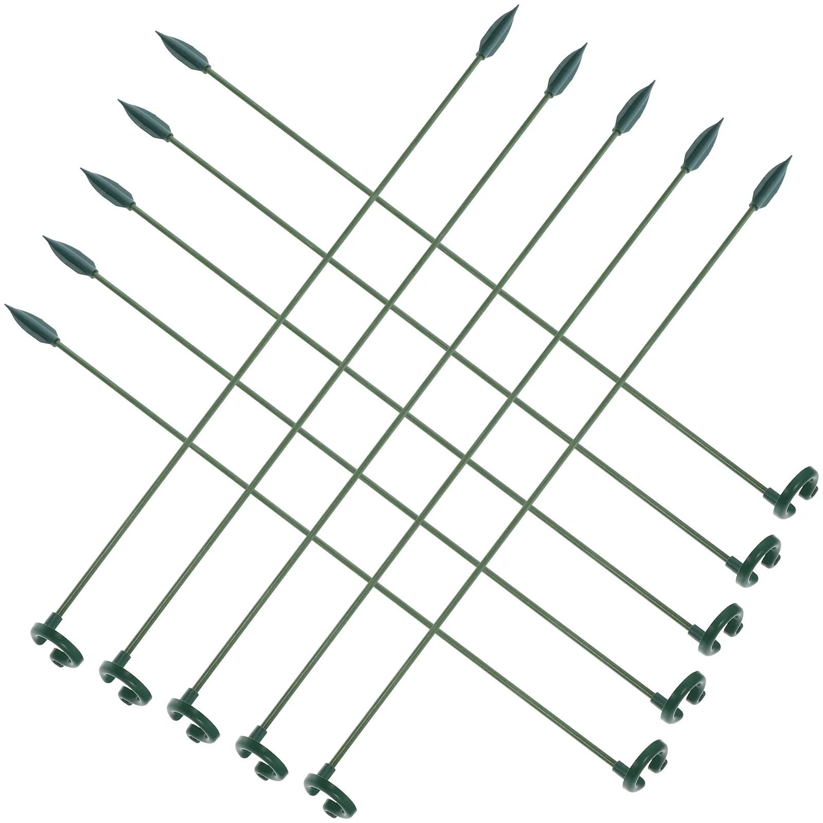 10Pcs Sturdy Plant Support Rack ABS Material Smooth Surface No Burrs Potted Plant Support Rod for Orchid Tomato Vine Flower Pot
