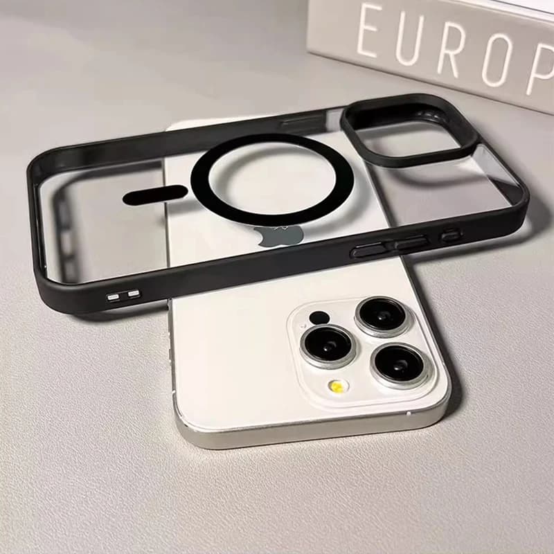 Custodia di Lusso Magnetica per Ricarica Wireless MagSafe per iPhone 14 16 15 17 13 12 11 Pro Max 16 Plus