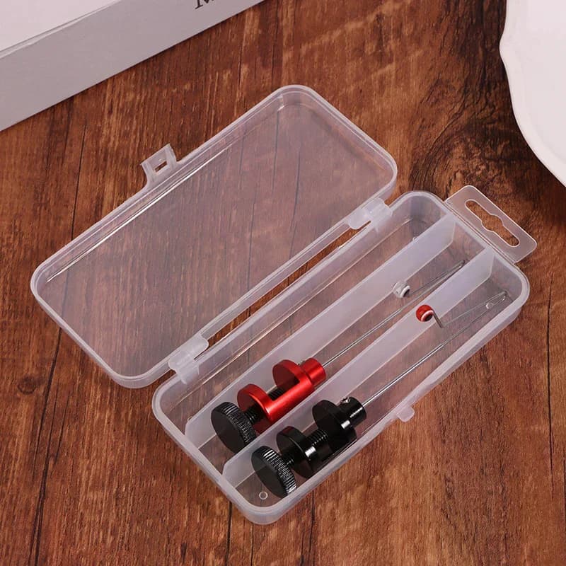 Mini box for fishing equipment with 3 compartments, plastic case, 13 cm, 17 cm, artificial baits, fish, pencil, bait, hook, bag for bait, container for organizer