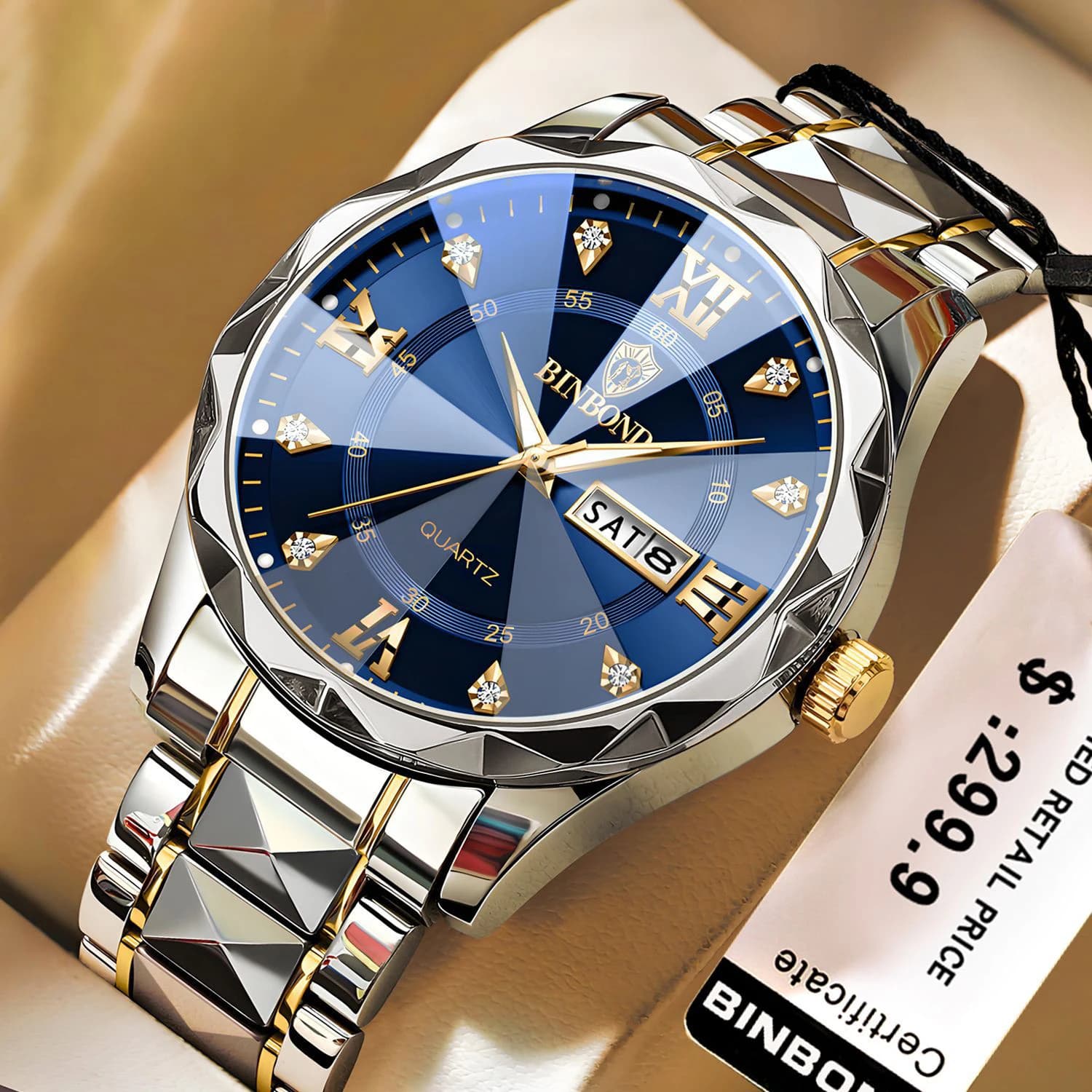 UTHAI CQ355 casual and fashionable men's watch, waterproof light calendar, quartz watch, work watch, gift, men's watches