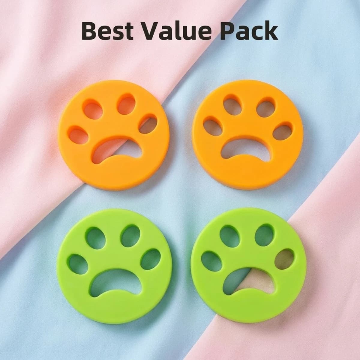 Double‑Sided Cat Paw Lint Roller – No More Sticky Hair on Clothes, Eco‑Friendly Silicone, Easy Clean, Reusable