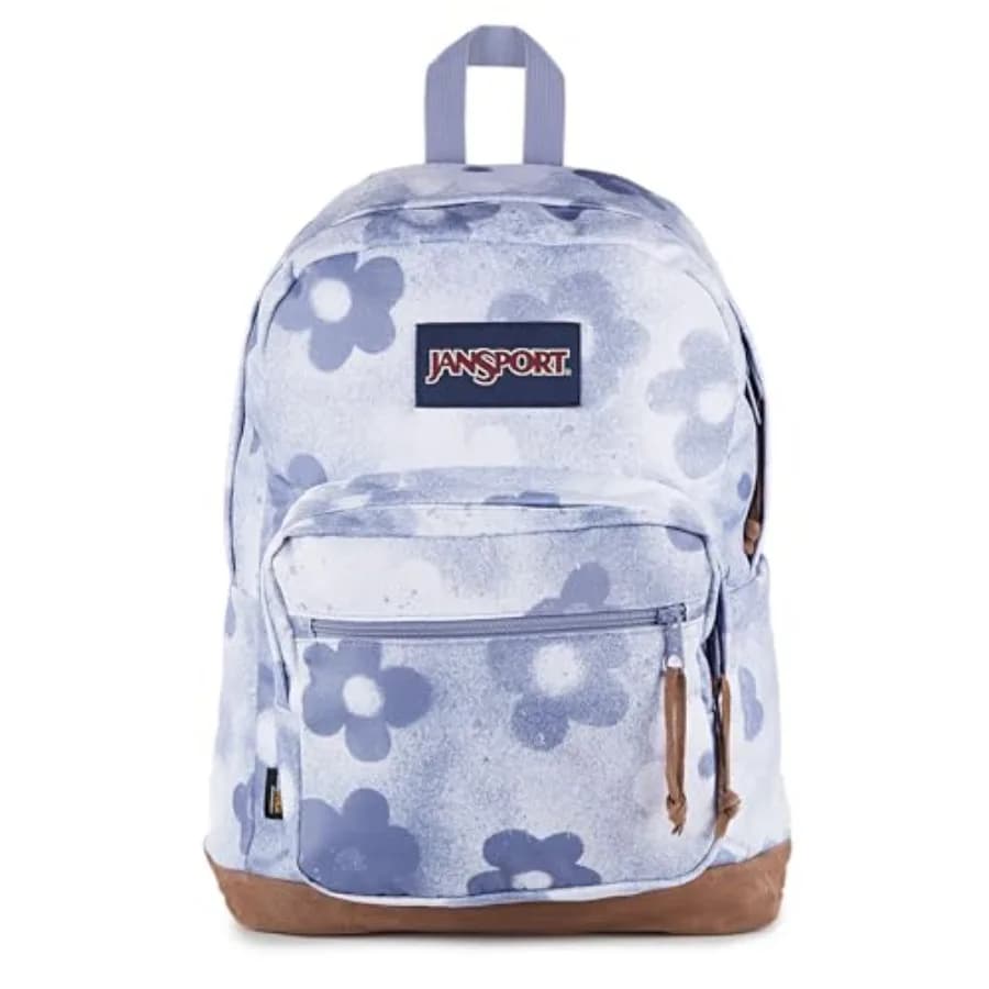 Zaino Right Pack, zaino resistente per il giorno con scomparto imbottito per laptop da 15 pollici, ampio scomparto principale, tasca integrata per borraccia, Graff.