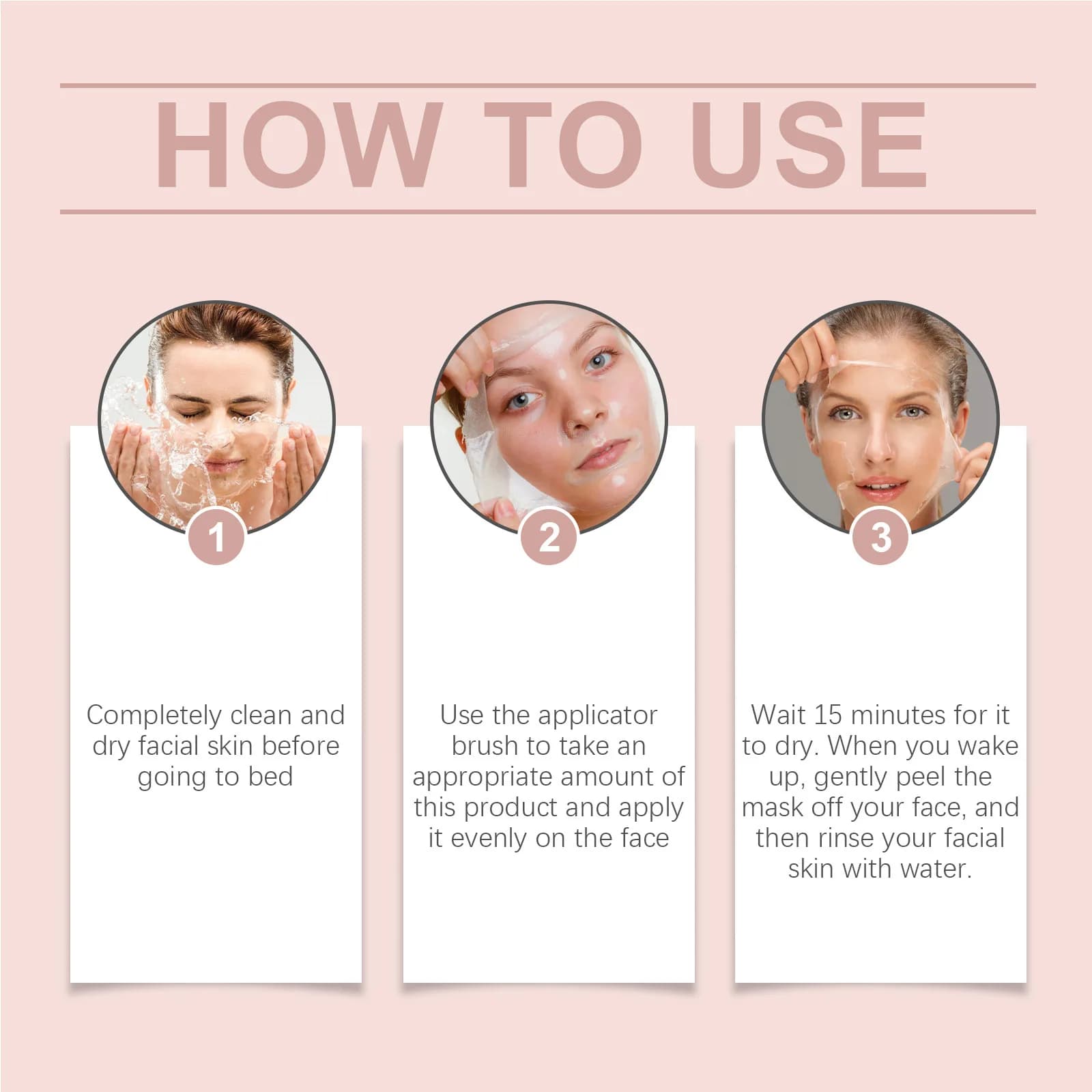 Collagen Night Wrapping Mask Deep Cleansing Shrink Pores Oil-Control Reduces Sagging Moisturizing Hydrating Firming Facial Mask