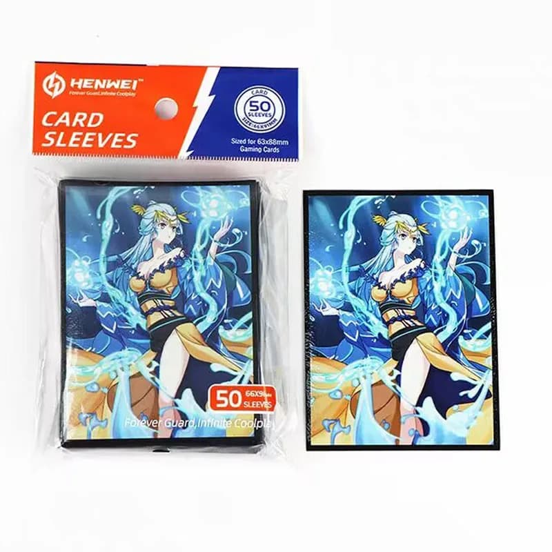 50Pcs/set 66X91Mm Diy Self Made Cartoon Card Sleeves Board Game Battle Card Protective Cover Anime Cards Gift Toys