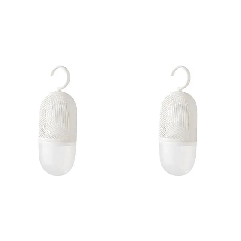 【A SPECIAL SURPRISE】2X Home Clothes Dehumidification Box Moisture Absorber Desiccant Reusable Hanging Dehumidifier Bag B