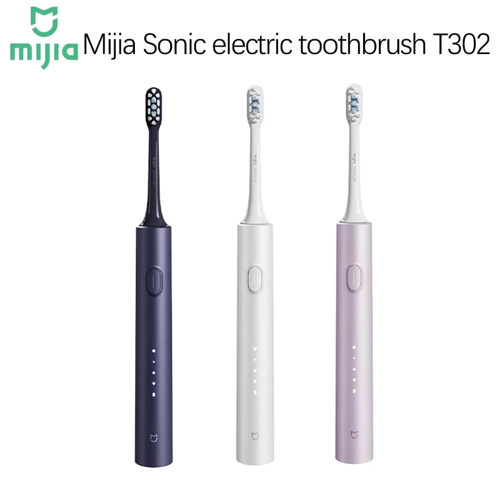 Xiaomi Mijia Sonic spazzolino elettrico T302 IPX8 ricarica Wireless impermeabile 4 testine Sonic Electronic Tooth Brus nuovo