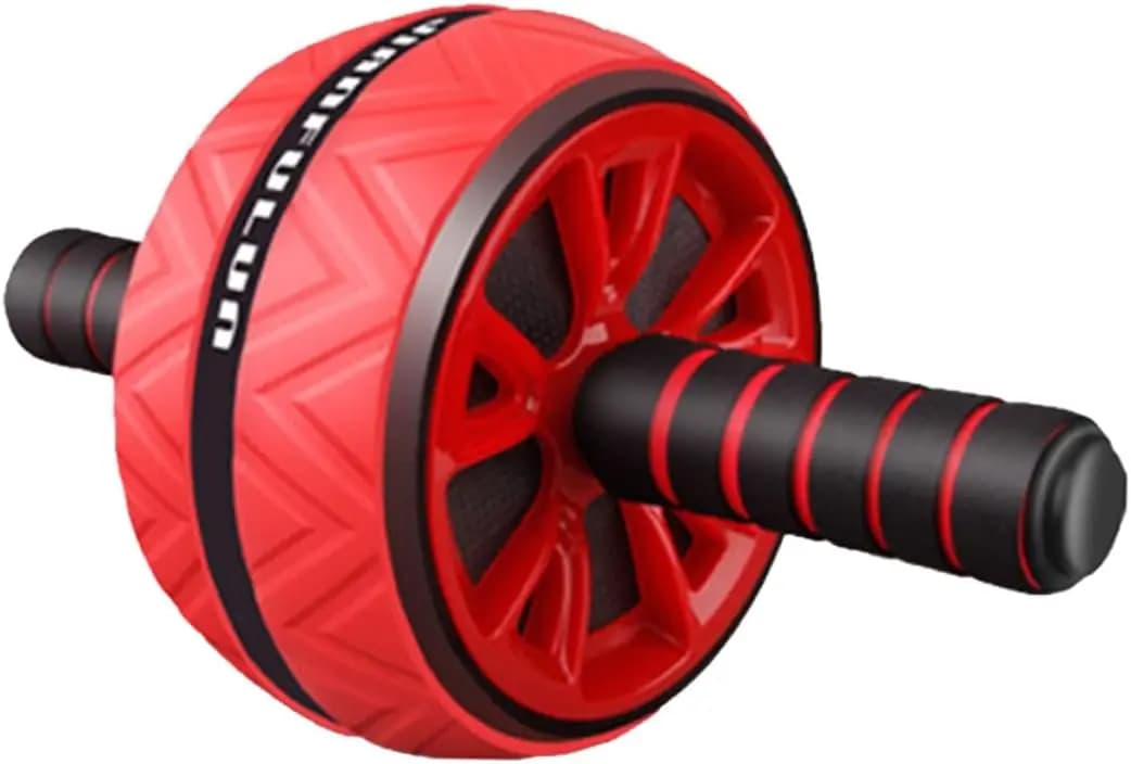 Ab Roller Wheel for Core Strengthening Abdominal Roller for Home Gym Workout Fat Burning Fitness Equipment for Men and Women Ver
