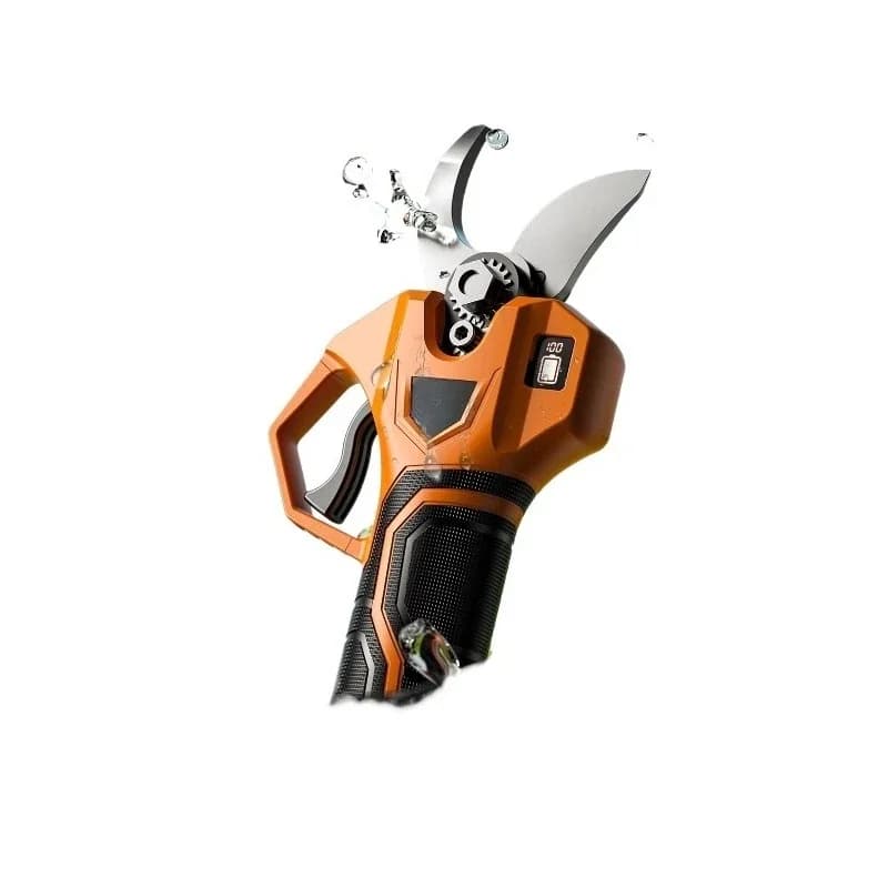 Electric garden scissors for pruning fruit trees, high-power telescopic shears for high branches, rechargeable portable shears for pruning