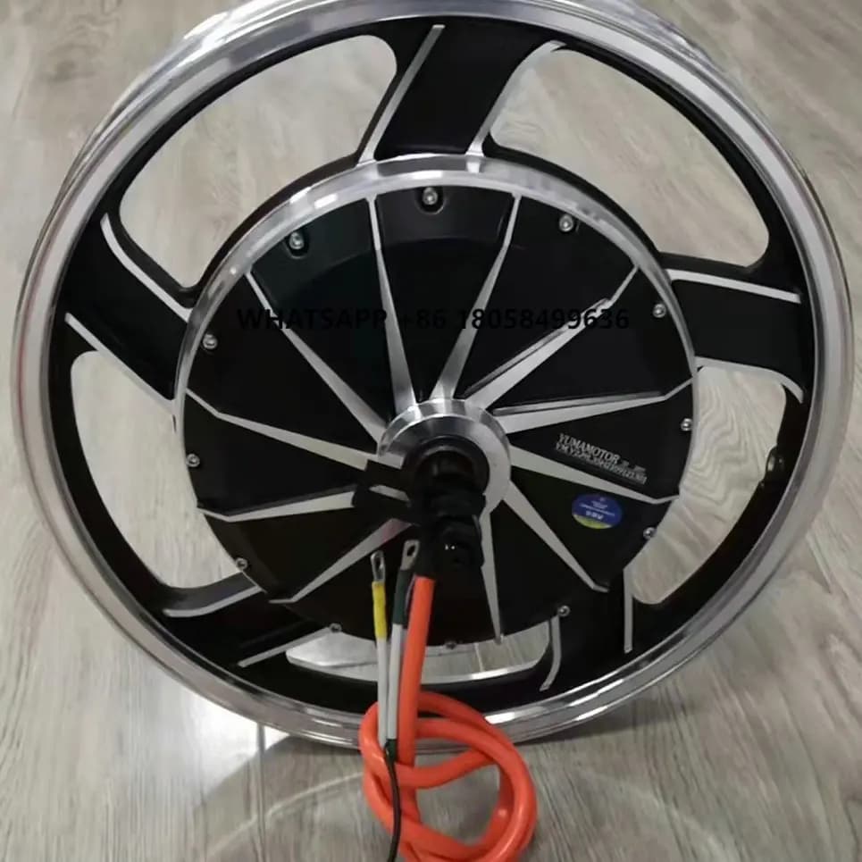 17 pollici 48v60v72v96v1500w2000W Mozzo freno a disco Motore DC senza spazzole ad alta potenza ACCESSORIO PER BICICLETTA ELETTRICA Triciclo Scooter Parte fai da te