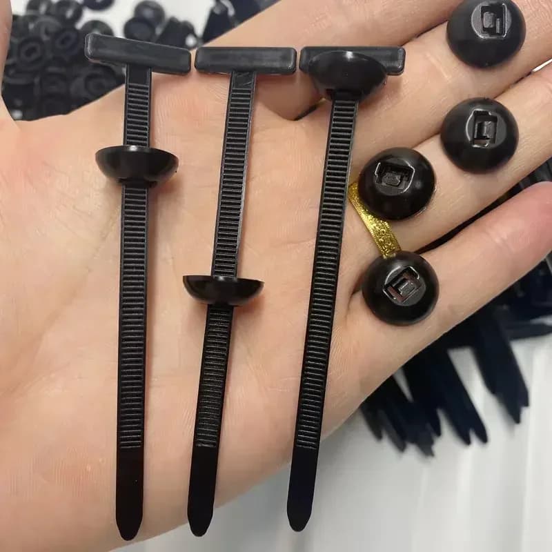 5-200 pz. Fermacavo in nylon con fibbia, clip di ricambio per fissaggio auto, per parafango, bagagliaio, protezione motore, gestione cavi sicura