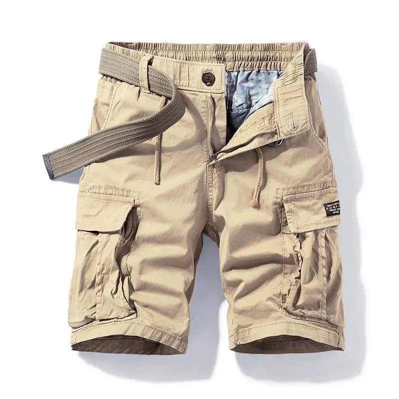 Pantaloncini da Lavoro Casual Americani in Cotone da Uomo, Larghi a Cinque Tasche, Estivi, Resistenti all'Usura, a Mezza Lunghezza, Gamba Dritta, Stile Giovanile