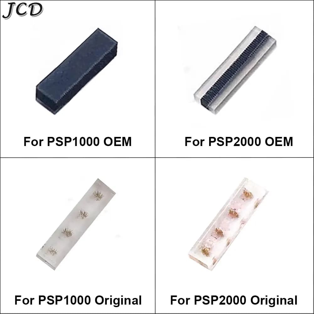 JCD 1 pz Per PSP 1000 2000 Originale 3D Joystick Analogico Contatto In Plastica Pad di Gomma Conduttiva Parte di Riparazione Giochi di Ricambio