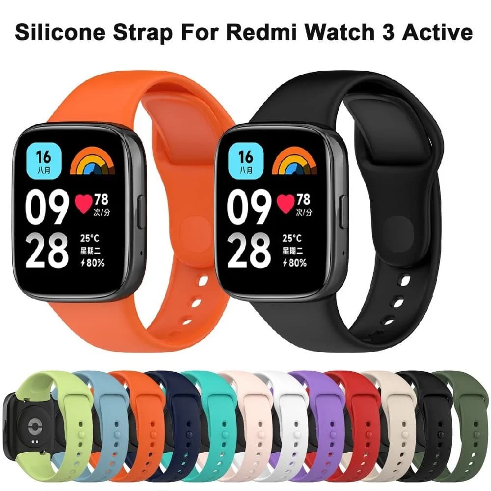 Per Redmi Watch 3 braccialetto sportivo di ricambio con cinturino in Silicone attivo per Redmi Watch 3 accessori per orologi intelligenti attivi