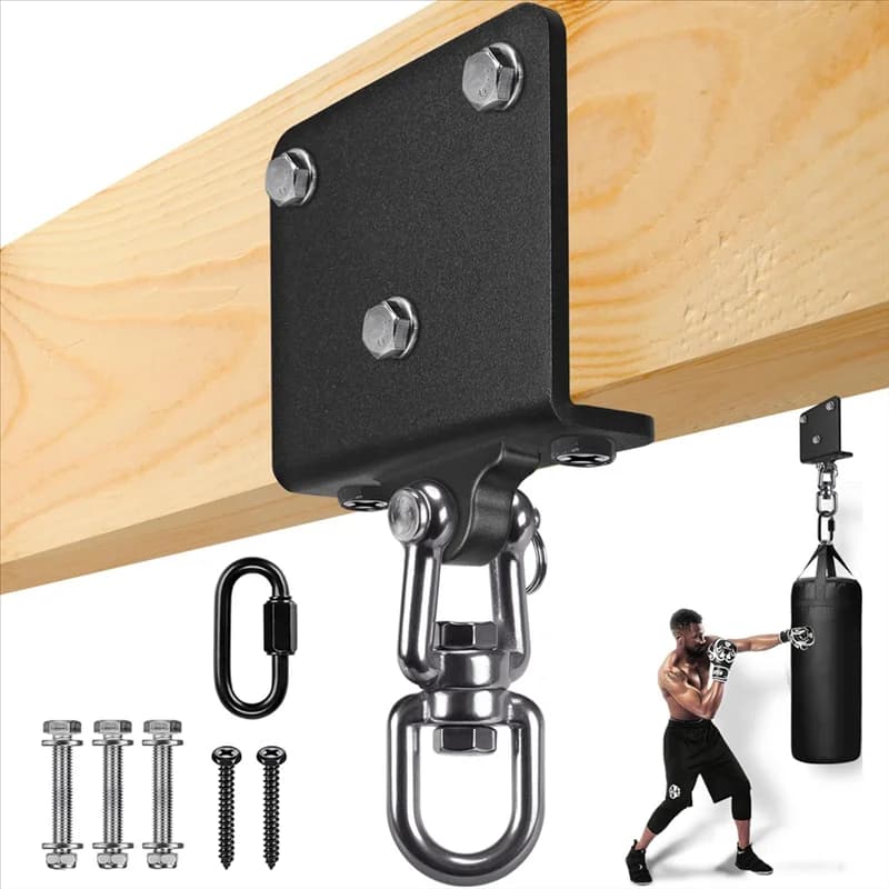 Boxing bag hook for mounting hardware on heavy loads 360 ° Boxing bag with rotation Ceiling mounting Hooks with I-ABJQ mounting