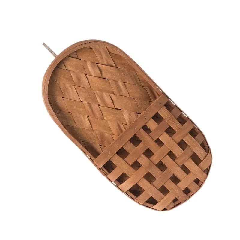 X22D Versatile Basket Woven Plant Holder Perfect for Adding Aesthetic to Offices Artistic Decors Planter