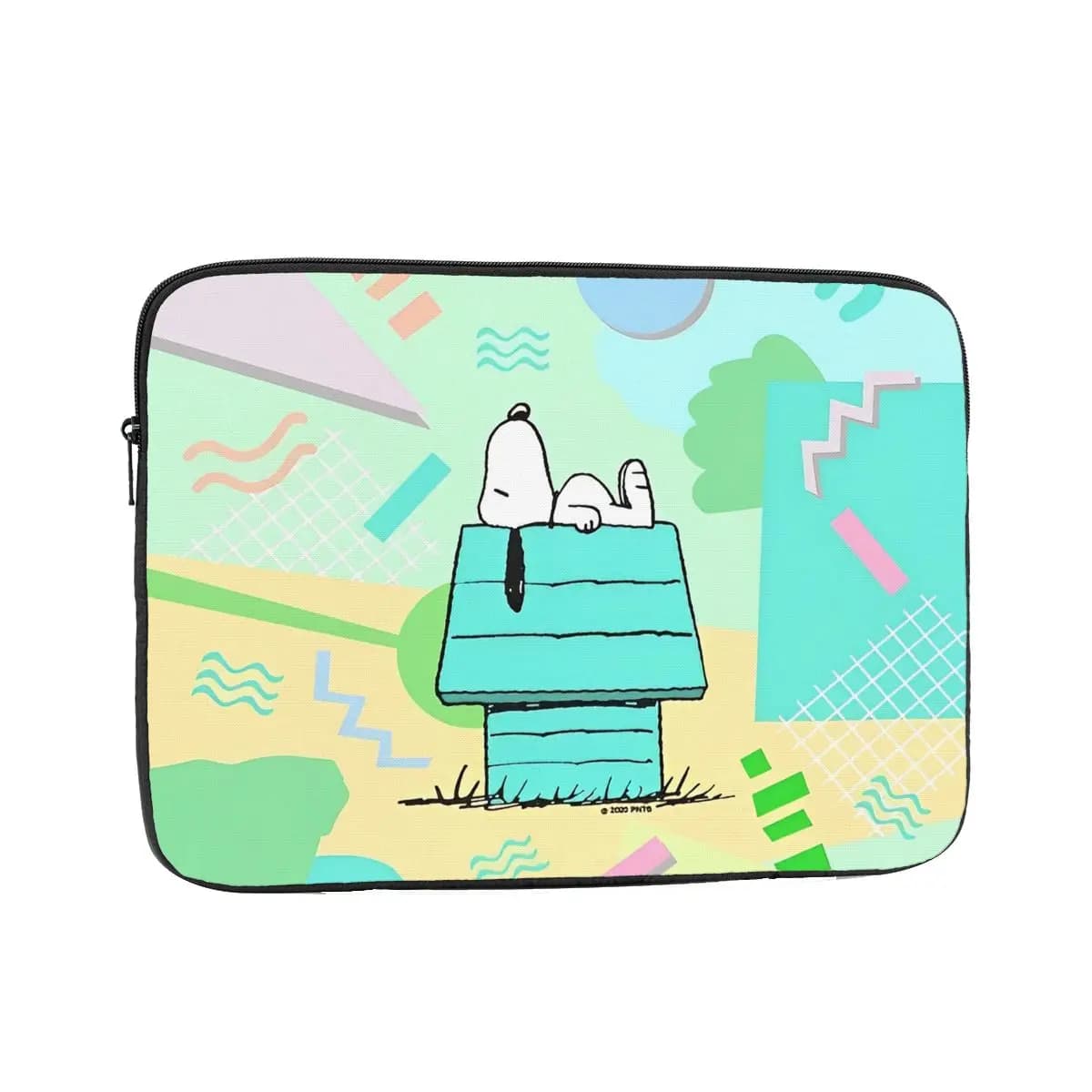 Borsa per Laptop con Stampa Cartoon 10 12 13 15 17 Pollici, Custodia Antiurto per Notebook con Design Snoopy