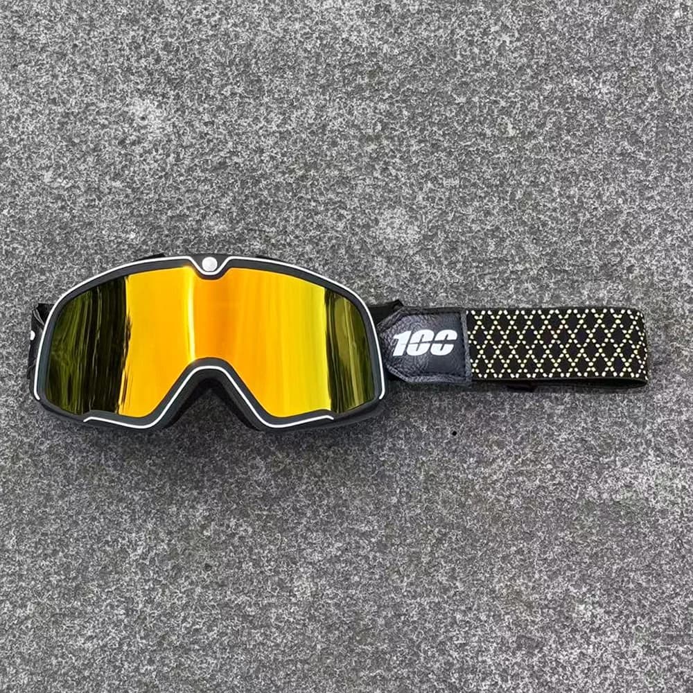 Occhiali da motocross Occhiali da sole per moto ATV Sci Ciclismo Occhiali da corsa Occhiali protettivi per casco per visione notturna MX