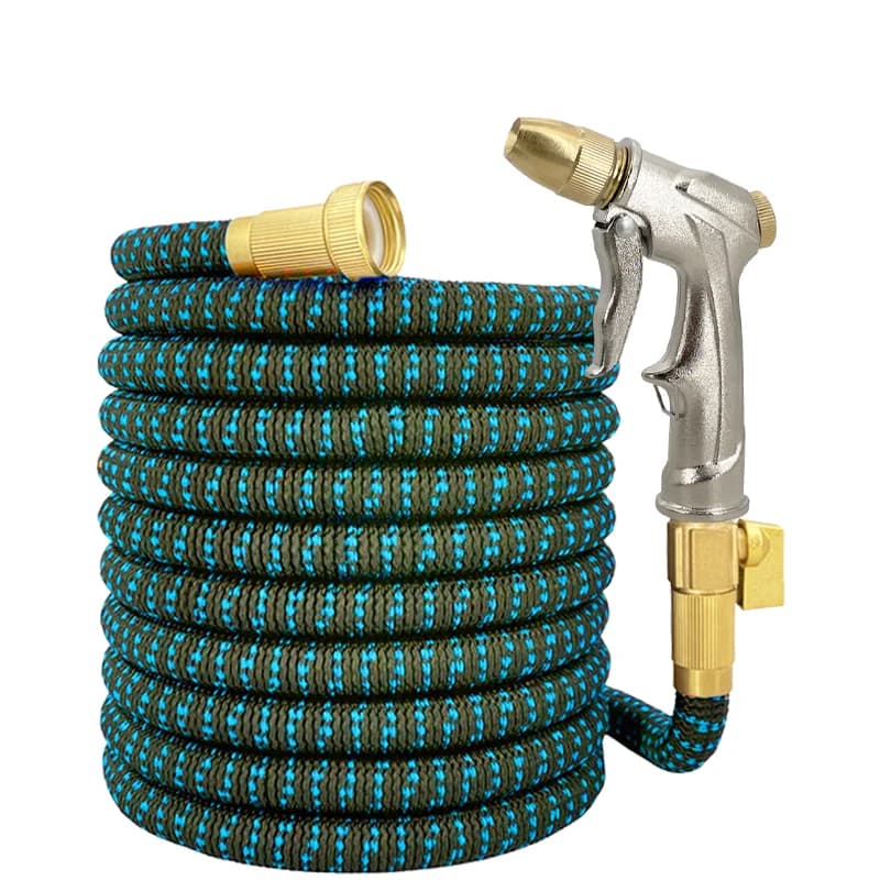 NEW High Pressure Garden Pipe Set, Reinforced Water Pipe, Telescopic Flexible Tube, Auto Washing Gun, Multimodal Sprayer