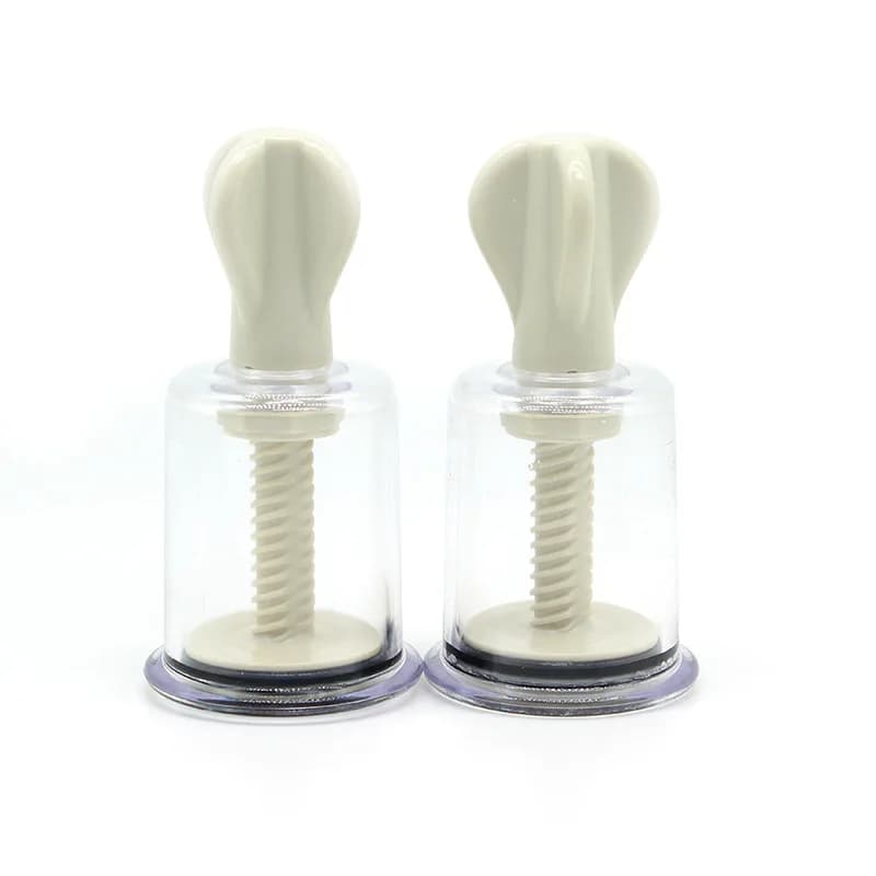 Nipple Sucker Enhancer with Nipple Clips Clitoral Stimulation Toy Soft Silicone Intimate Foreplay Pleasure Tool for Women 18+