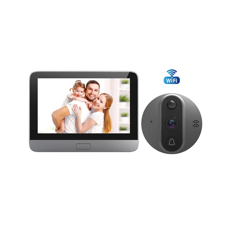 WIFI Electronic Cat Eye Home Smart Doorbell Camera Anti-theft Door Remote Video Smart Cat Eye