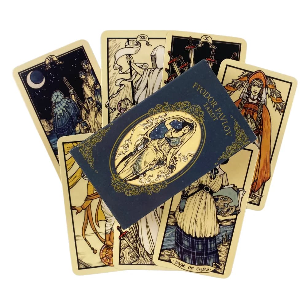 Fyodor Pavlov Tarocchi Mazzo Divinazione Versioni inglesi Edizione Oracle Board Giochi da tavolo per la festa