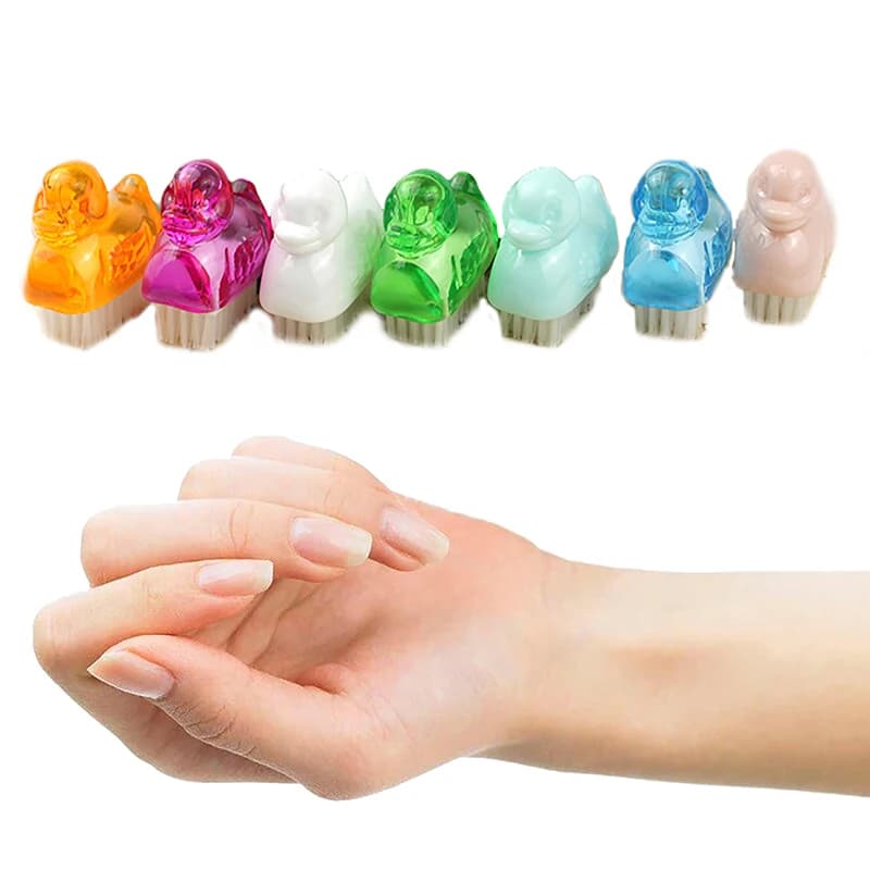 #Animal Nail Brush Nail Art Manicure Pedicure Soft Remove Dust Plastic Cleaning Nail Brushes File Collar Brush Tools Set Salon
