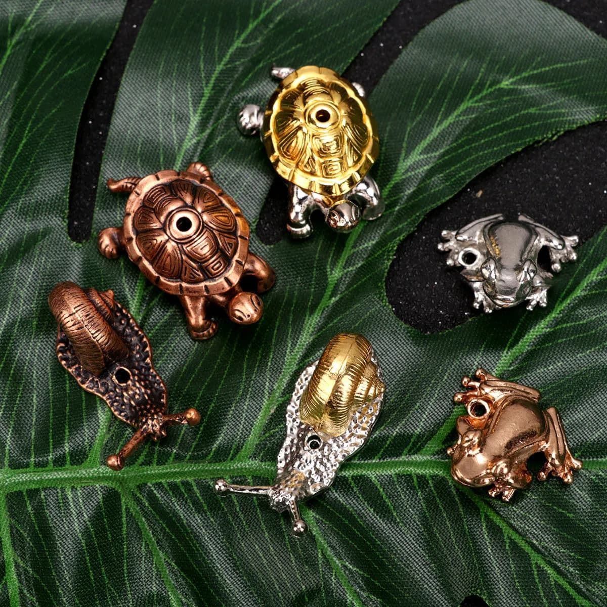 Set di 6 Bruciatori per Incenso a Forma di Animali, Stile Vintage, per Terapia, Yoga, Sauna, Meditazione, Camera da Letto, Studio, Regalo