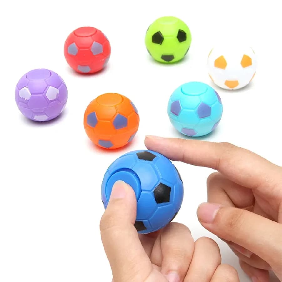 JOYFY 36 Pezzi Fidget Spinner a Forma di Pallone da Calcio, Gadget per Feste, Giocattoli Antistress, Regalini per Bambini, Compleanni e Feste di Natale