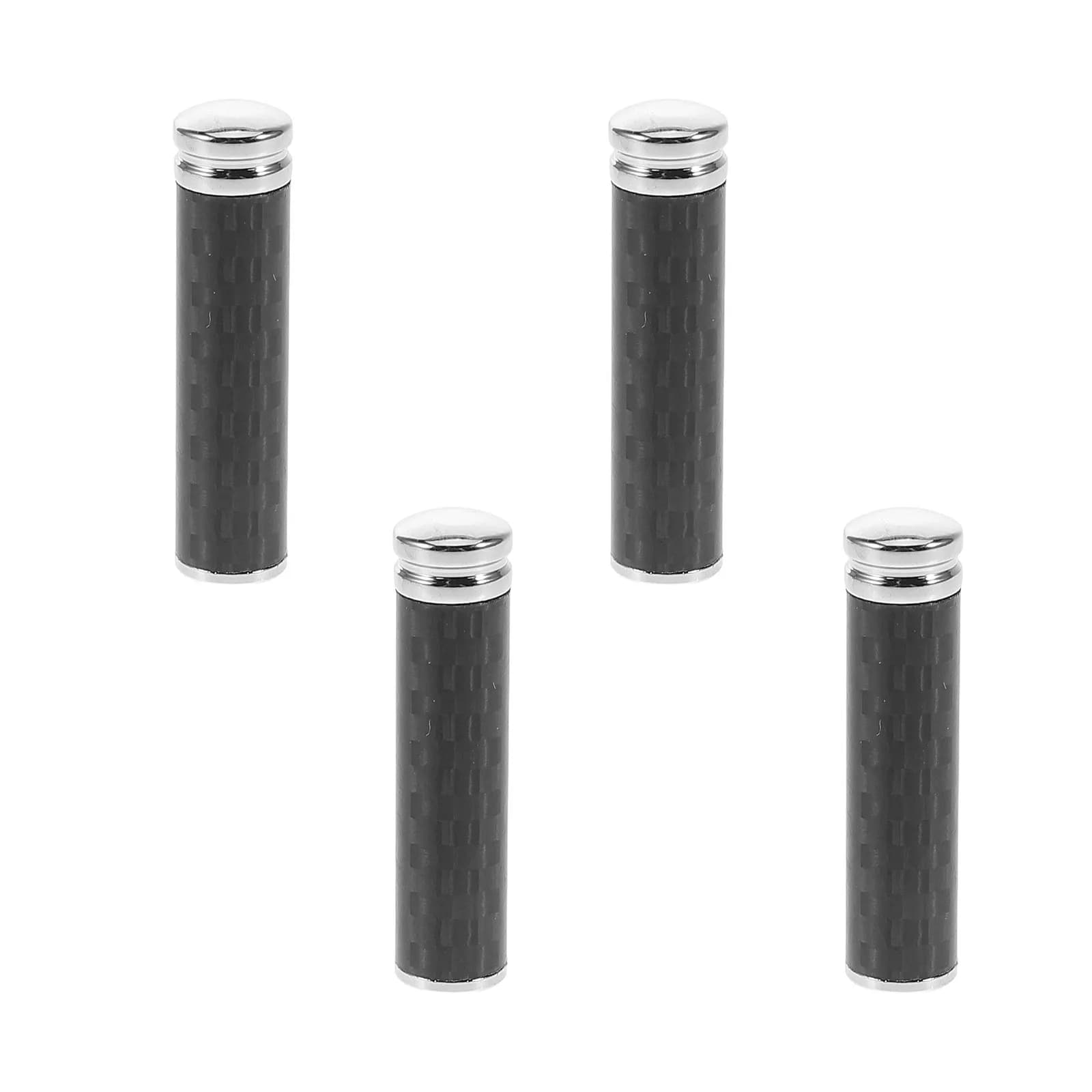 Set di 4 Perni per Serratura Porta in Fibra di Carbonio, Ricambio Universale per Interni Auto, Compatibile con Auto, Camion, SUV, Furgoni