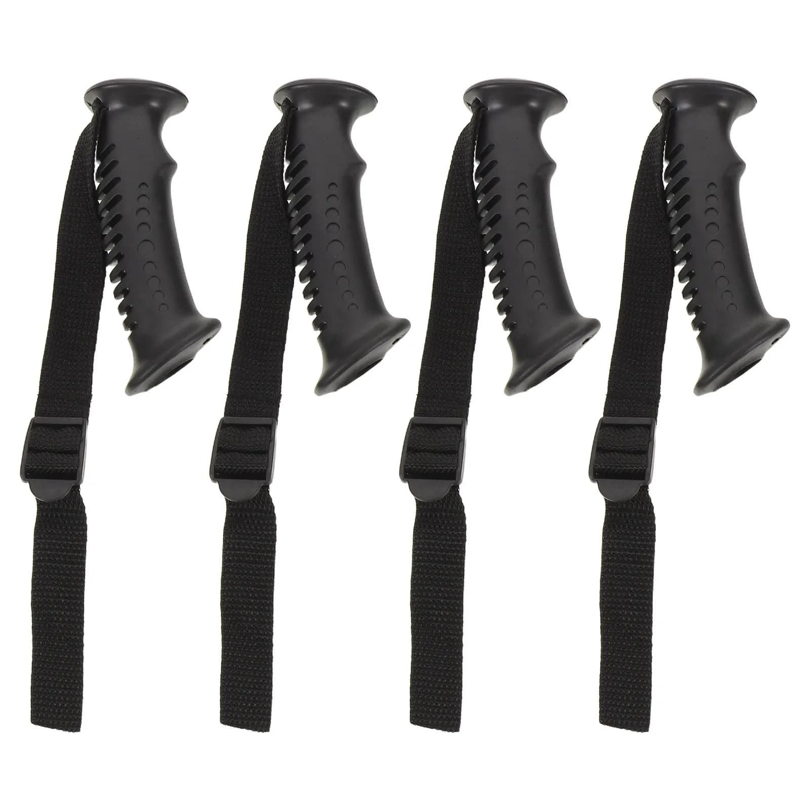 4 spare handles for trekking poles: ergonomic handle with wrist strap for hiking, climbing, mountaineering, walking stick
