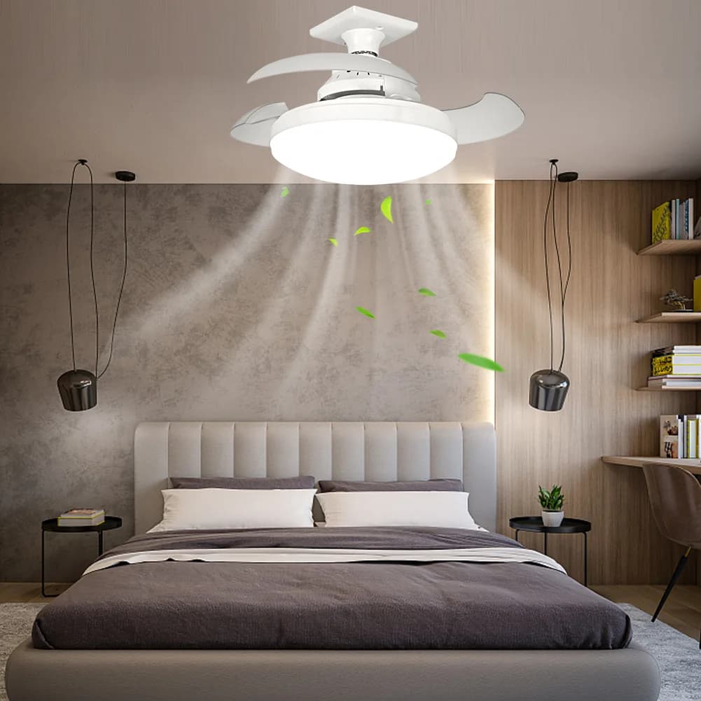 Ceiling Fans with Light Remote Control Fandelier Ceiling Fan Chandelier Ceiling Fan for Bedroom Living Room Dinning Room