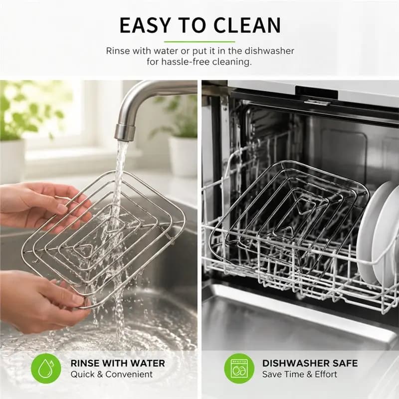 ABRU-Rectangular Steaming Rack For Ninja Crispi DD101 Air Fryer Accessories