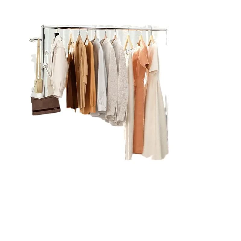 Light Luxury hangers Clothes rack for bedroom from floor to ceiling