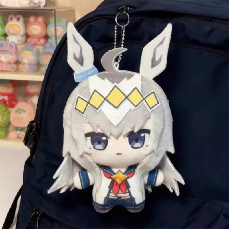 10cm Pretty Derby Plush Toy Oguri Cap Symboli Rudolf Stuffed Mini Doll Round Plushies Backpack Keys Pendant Fans Birthday Gifts