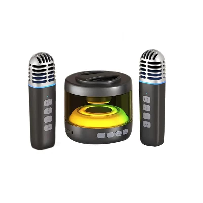 A97I-Microfono Karaoke Bluetooth con Altoparlante Magnetico - Ideale per KTV Domestico, Canto in Dormitorio e Regali Portatili